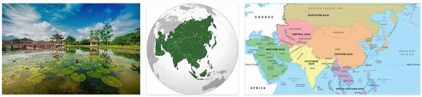 Regions in Asia